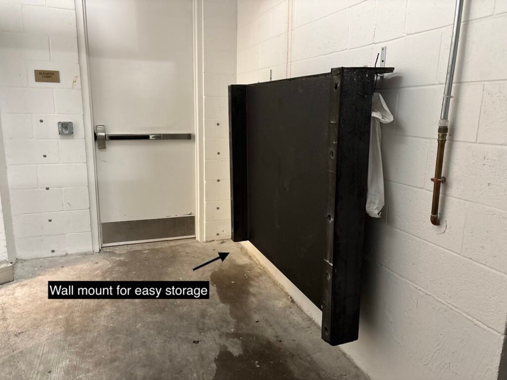 flood panel storage